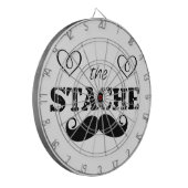 Das Muster der Stache Mustache Dartscheibe (Vorderseite Links)