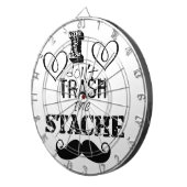 Das Muster der Stache Mustache Dartscheibe (Vorderseite rechts)