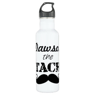 Das Muster der Stache Mustache Edelstahlflasche