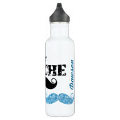 Das Muster der Stache Mustache Edelstahlflasche (Rechts)