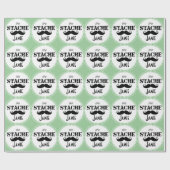 Das Muster der Stache Mustache Geschenkpapier (Flach)