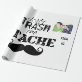 Das Muster der Stache Mustache Geschenkpapier (Ungerollt)
