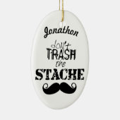 Das Muster der Stache Mustache Keramik Ornament (Rechts)
