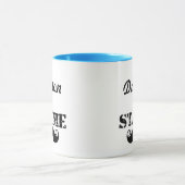 Das Muster der Stache Mustache Tasse (Zentrum)