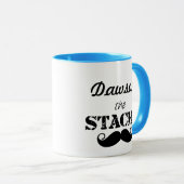 Das Muster der Stache Mustache Tasse (VorderseiteRechts)