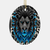 Das Muster der Zierlöwe ist positiv Keramik Ornament (Rechts)