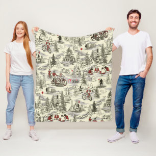 Das Muster des Club-Friedhofs der Verlierer Fleecedecke