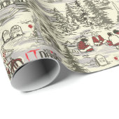 Das Muster des Club-Friedhofs der Verlierer Geschenkpapier (Rolleneckpunkt)