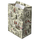 Das Muster des Club-Friedhofs der Verlierer Mittlere Geschenktüte (Rückseite Schrägansicht)