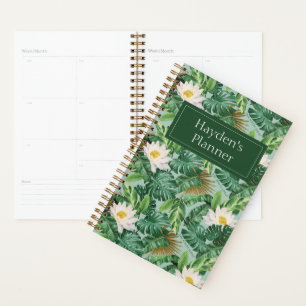 Das Muster des tropischen Lotus-Lotus Planer