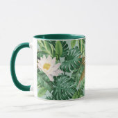 Das Muster des tropischen Lotus-Lotus Tasse (Links)
