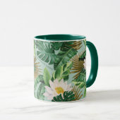 Das Muster des tropischen Lotus-Lotus Tasse (VorderseiteRechts)