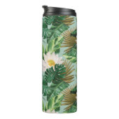 Das Muster des tropischen Lotus-Lotus Thermosbecher (Nach rechts gedreht)
