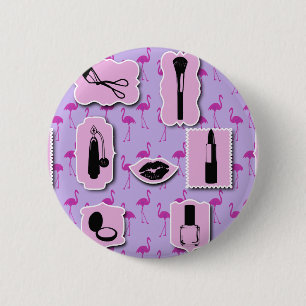 Das Muster für cosmetische Logos Button
