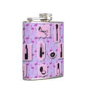 Das Muster für cosmetische Logos Flachmann (Rechts)