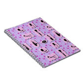 Das Muster für cosmetische Logos Notizblock (Rechte Seite)