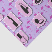 Das Muster für cosmetische Logos Seidenpapier (Ausschnitt)