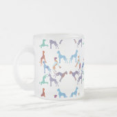 Das Muster Great Dane Muster Mattglastasse (Links)