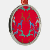 Das Muster Great Dane Muster Ornament Aus Metall (Rechts)