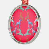 Das Muster Great Dane Muster Ornament Aus Metall (Links)