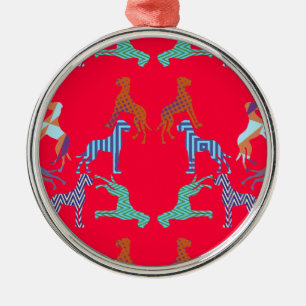 Das Muster Great Dane Muster Ornament Aus Metall