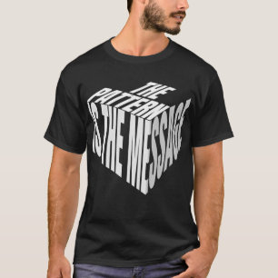 Das Muster ist die Botschaft   Thinker Design T-Shirt