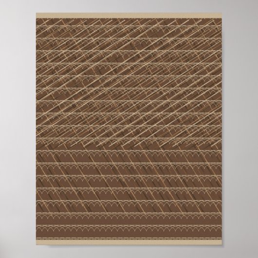 Das Muster von Wind und Regen Poster (Vorne)