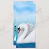 Das Mute-Swan-Lesezeichen (Vorne/Hinten)