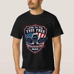 das mutige Vintage Militär T-Shirt