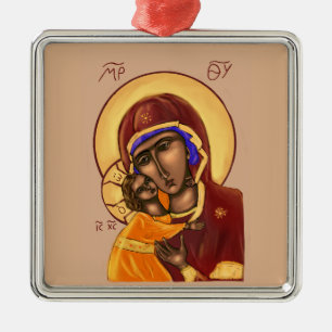 Das Muttergottes-Ornament Ornament Aus Metall