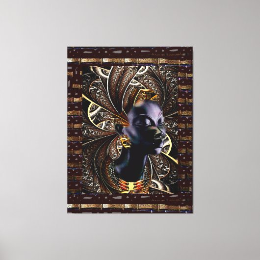 Das Mutterland Afrika Leinwanddruck (Vorderseite)