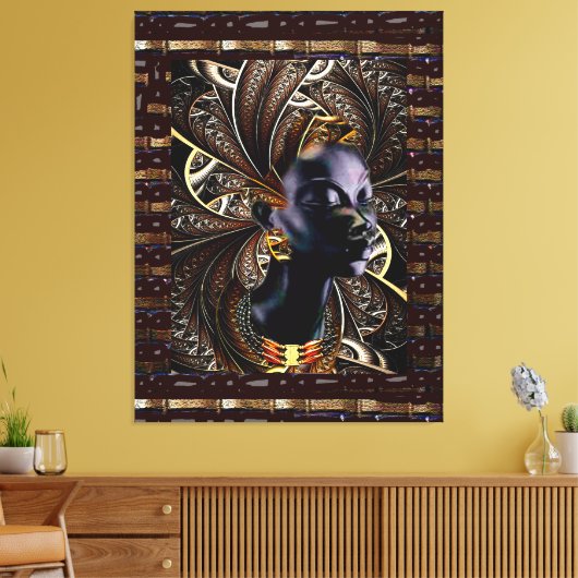 Das Mutterland Afrika Leinwanddruck (Insitu (Wohnzimmer))