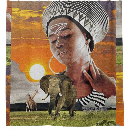 Das Mutterland Duschvorhang (Vorderseite)