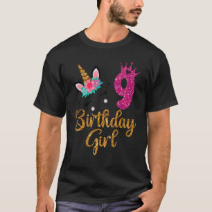 Das My 9. Geburtstag Einhorn Outfit für Kleinkinde T-Shirt