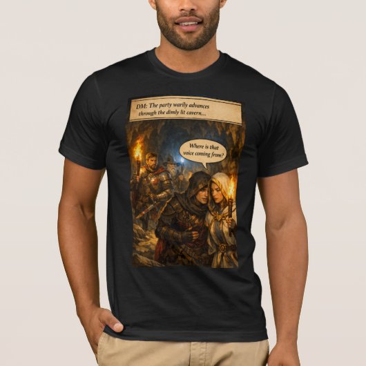 Das Mysterious Voice T-Shirt (Vorderseite)