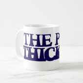 Das Mysterium der Plot Thickens Fun Plot Kaffeetasse (Vorderseite Links)