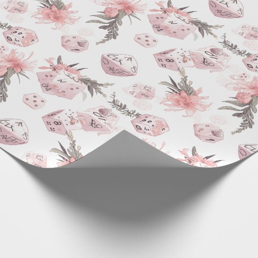 Das mystische White RPG Wrapping Paper Geschenkpapier (Ecke)