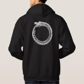 Das mythische Ouroboros Schlangen-Essen besitzen Hoodie (Rückseite)