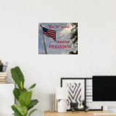 DAS "N"-WORT BEDEUTET NACHBARN POSTER (Heimbüro)