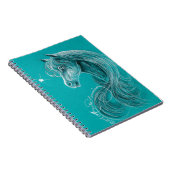 Das nachdenkliche arabische Pferd Notizblock (Rechte Seite)