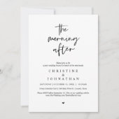 Das Nachmittagsfest, das Hochzeitsfest der Moderne Einladung (Vorderseite)