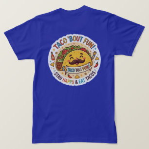 Das "Nacho Average Taco" Eigenwillige Grafik-T-Shi T-Shirt