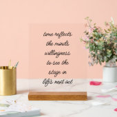 Das nächste Akt des Akronylischen Zeichens Acrylschild (Hochzeit)