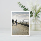 Das nächste Mal versuchen Sie es mit dem Zug, mit Postkarte (Stehend Vorderseite)