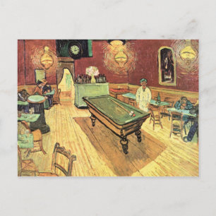 Das Nachtcafé am Place Lamartine in Arles von van Postkarte