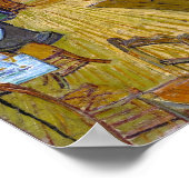 Das Nachtcafé | Van Gogh | Poster (Ecke)