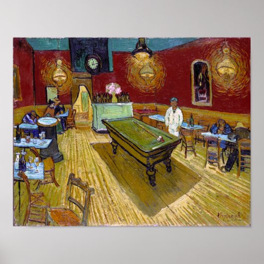 Das Nachtcafé | Van Gogh | Poster (Vorne)