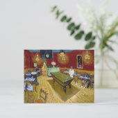 Das Nachtcafé | Van Gogh | Postkarte (Stehend Vorderseite)