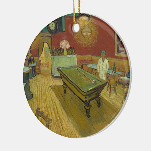 Das Nachtcafé | Vincent van Gogh Keramik Ornament (Links)