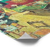Das Nachtcafé von Van Gogh Poster (Ecke)